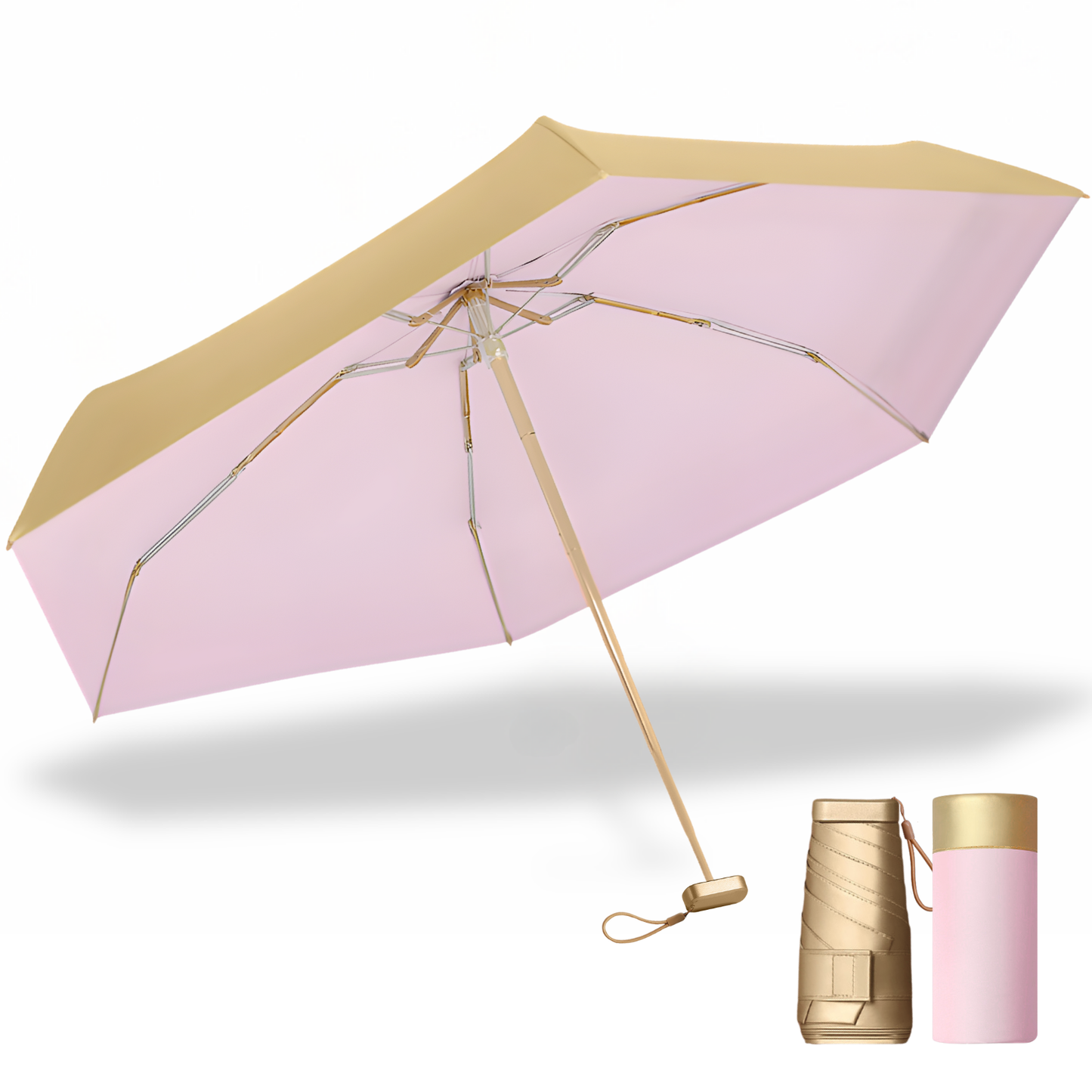 SunGuard - Mini Parapluie Compact UPF 50 Anti-UV et Pluie