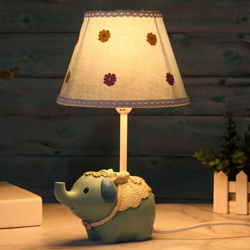 Lampe de Table Florale avec Base Élégante