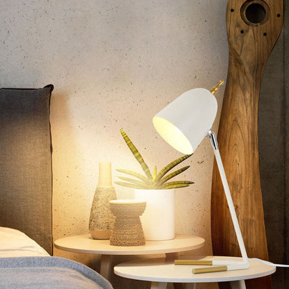 Lampe de Bureau Élégante en Metal avec Abat Jour Dôme – photo 2
