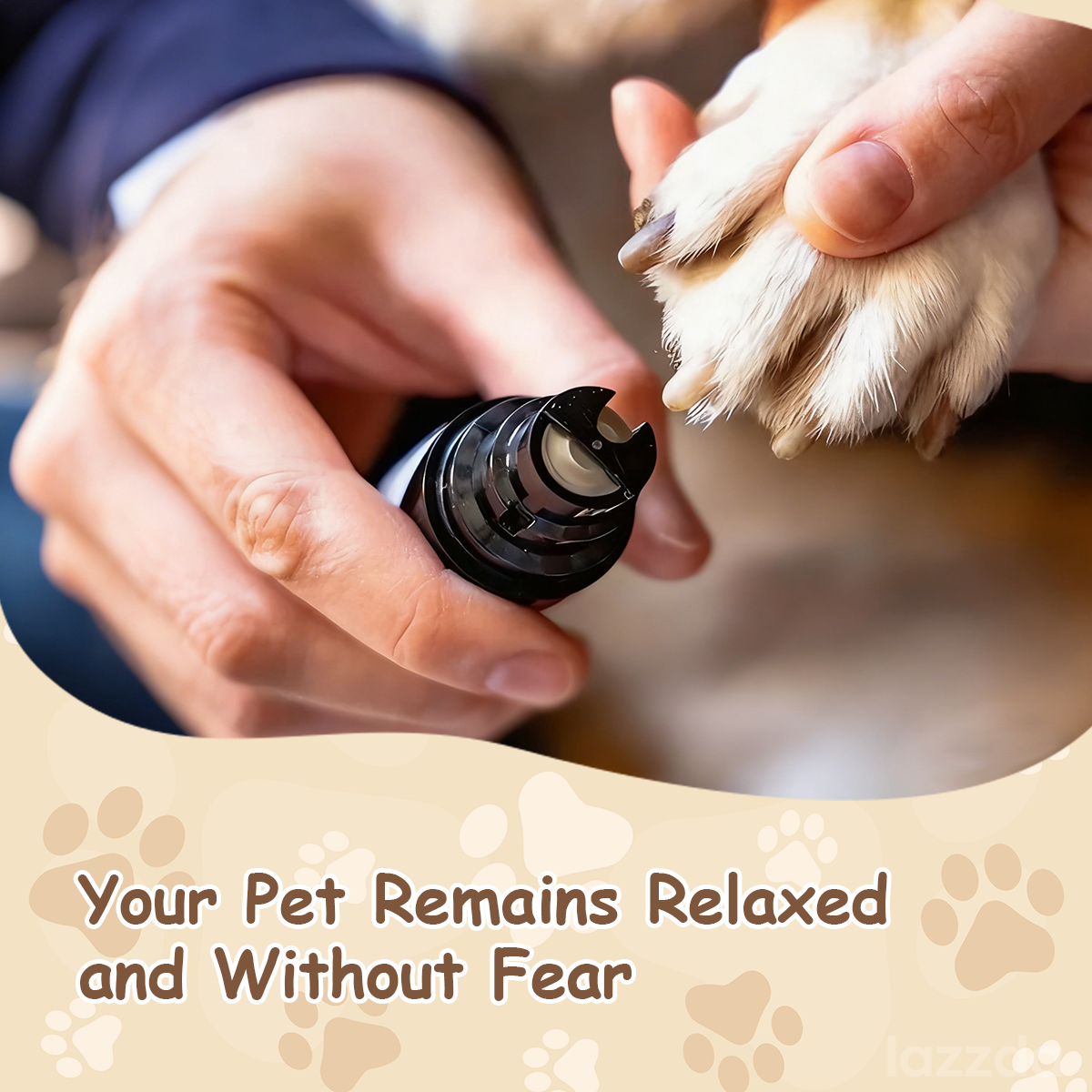 PawSoothe - Ponceuse à Ongles Silencieuse pour Animaux