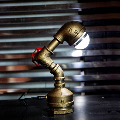 Lampe Robot Industriel en Metal avec Commutateur Mecanique