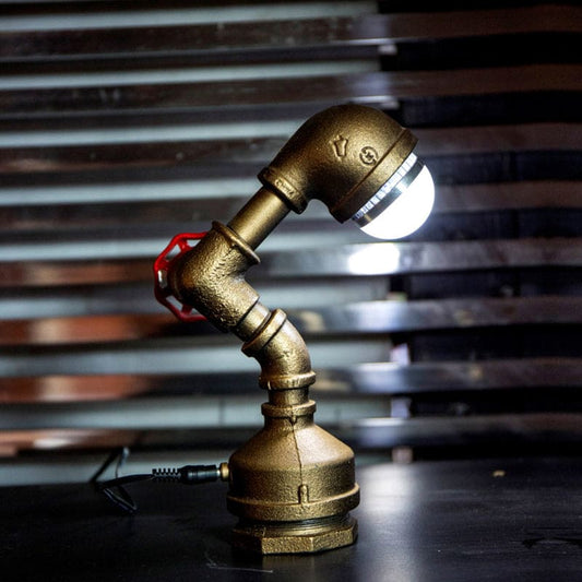 Lampe Robot Industriel en Métal avec Commutateur Mécanique
