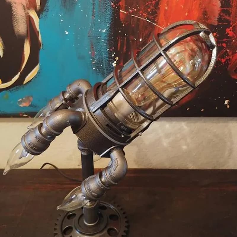 LumiForge - Éclairez Toute Pièce avec une Lumière Chaleureuse et Vacillante