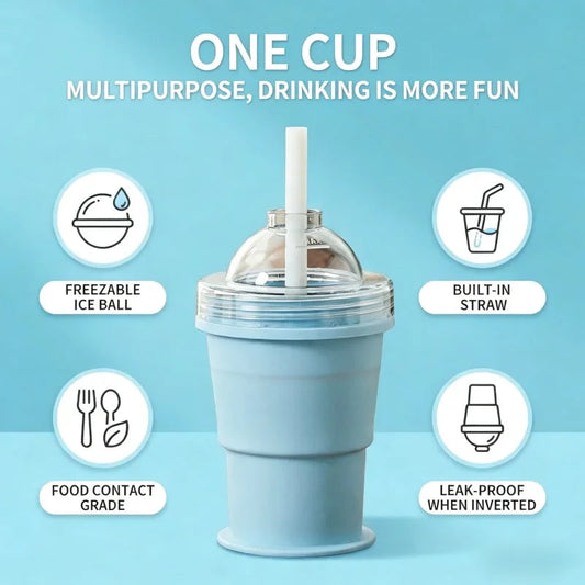 ChillMate - Gardez vos boissons glacées partout sans éclaboussures