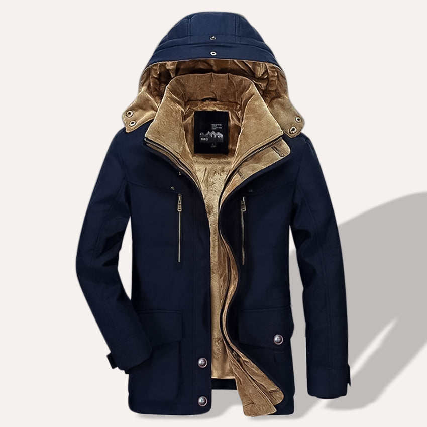 Veste parka homme chaud hivernal