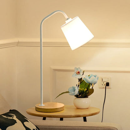 Lampe de Bureau Élégante Conique – coloris Blanc