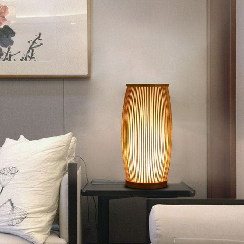 Lampe de Nuit en Bambou Élégante
