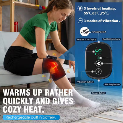Thermaflex Genouillère Chauffante à Vibration pour Genou Coude et Épaule – photo 5