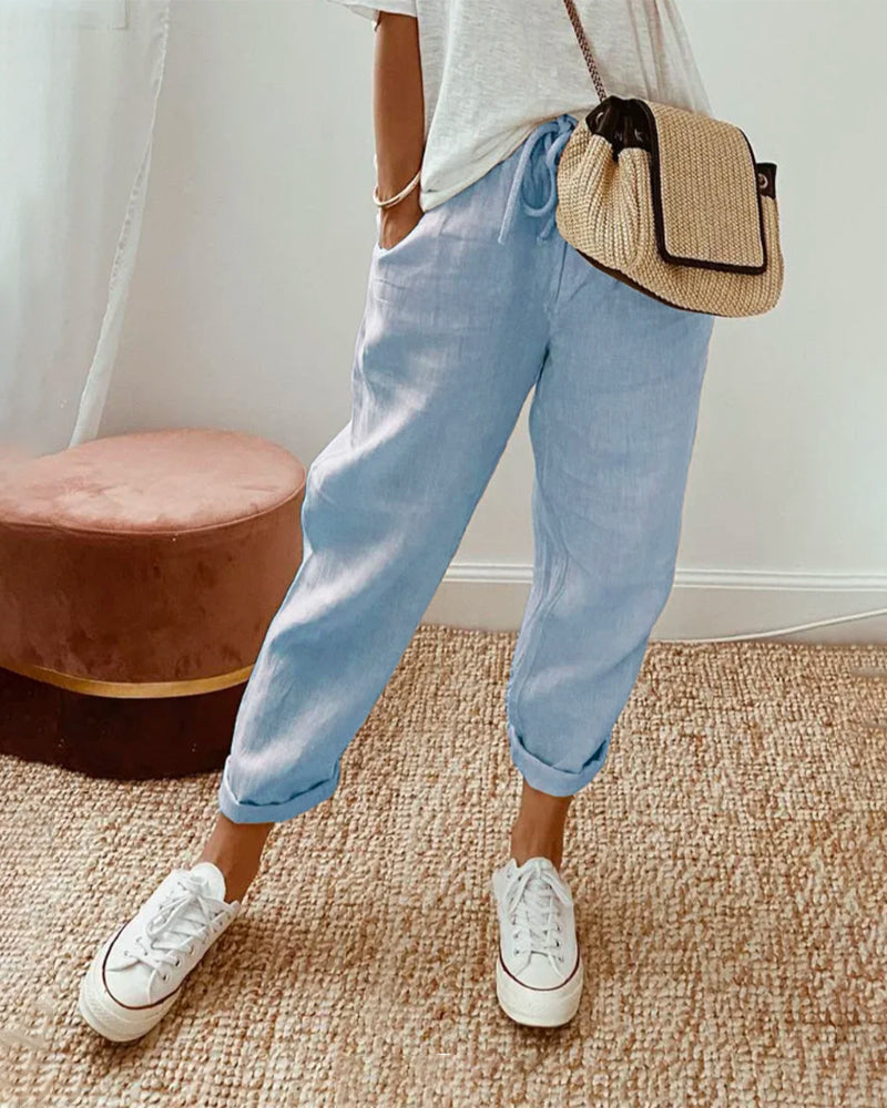 BreezyGems™️ - Super Comfortable Linen Summer Pants
