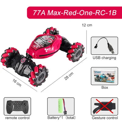 GlideXtreme - Voiture Cascade Télécommandée 4x4 Tout Terrain