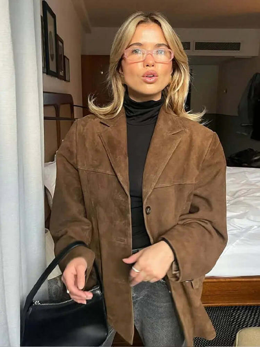 Veste classique marron