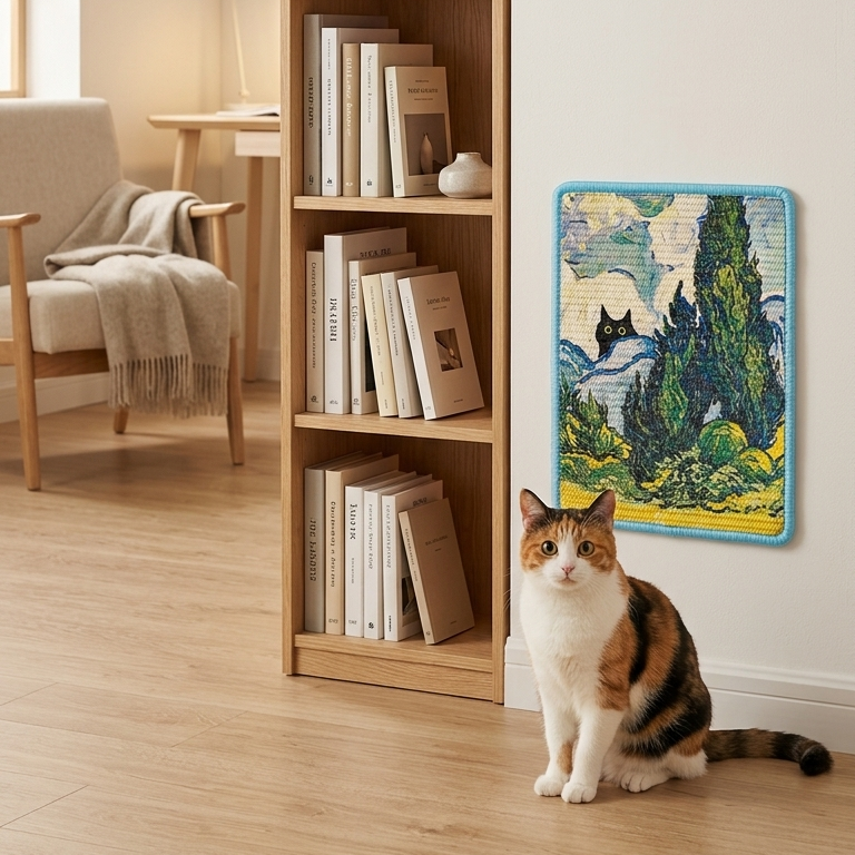 ClawGuard - Protégez les meubles avec un grattoir mural peu encombrant