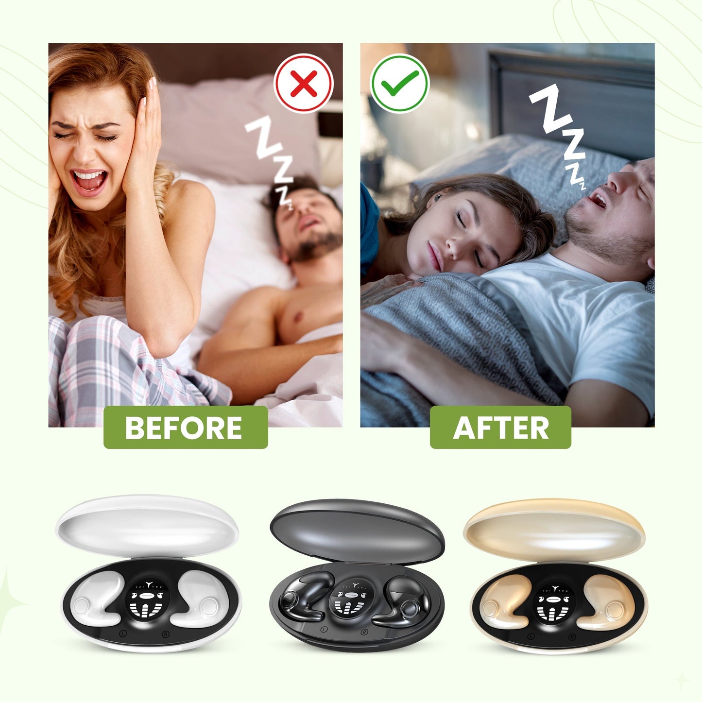 SilentNest - Vivez un sommeil sans douleur et sans interruption toute la nuit