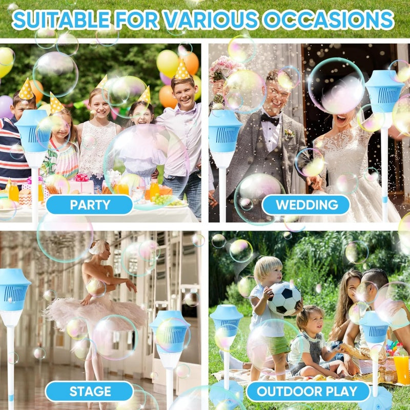 BubbleJoy - Transformez instantanément vos fêtes en festivals enchanteurs de bulles