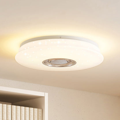 Plafonnier LED Lindby Elpida Haut Parleur Blanc Ø 39 Cm – photo 2