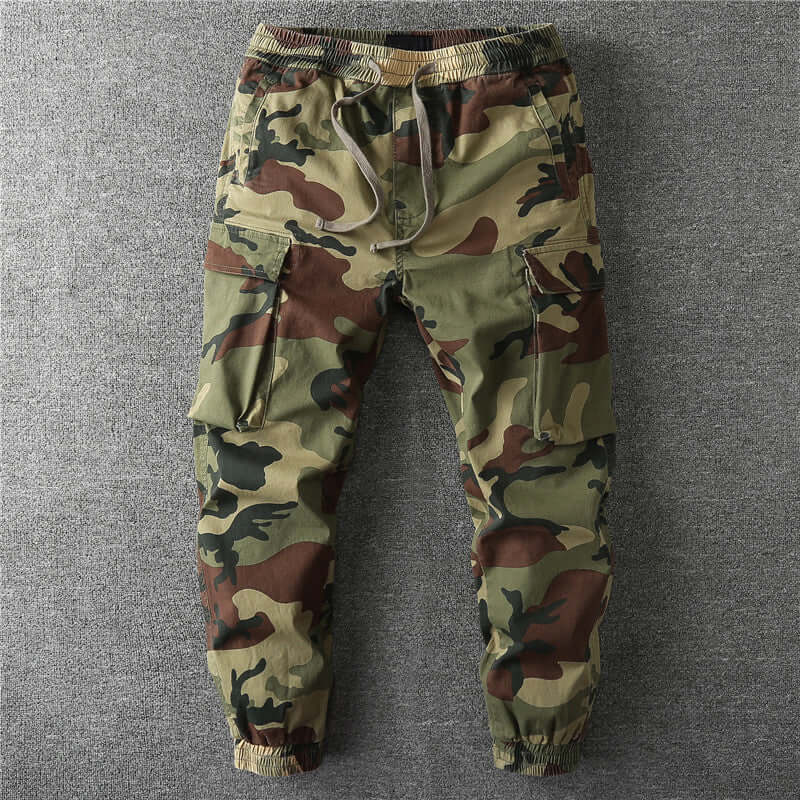 Pantalon Homme, multi-poches – Kaki