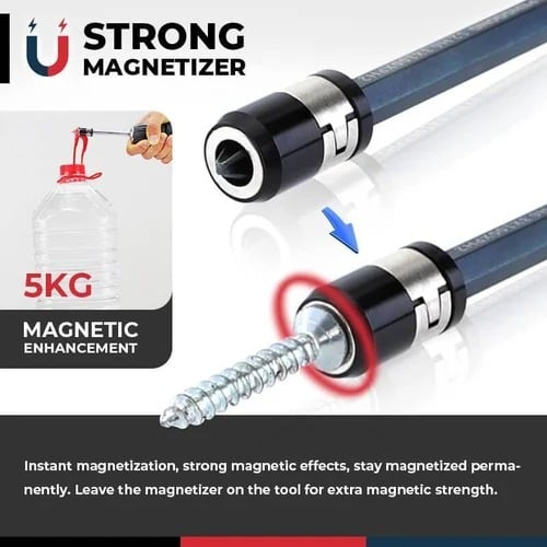 PullMate™ - Anneau Magnétique pour Tournevis Bricolage Facile