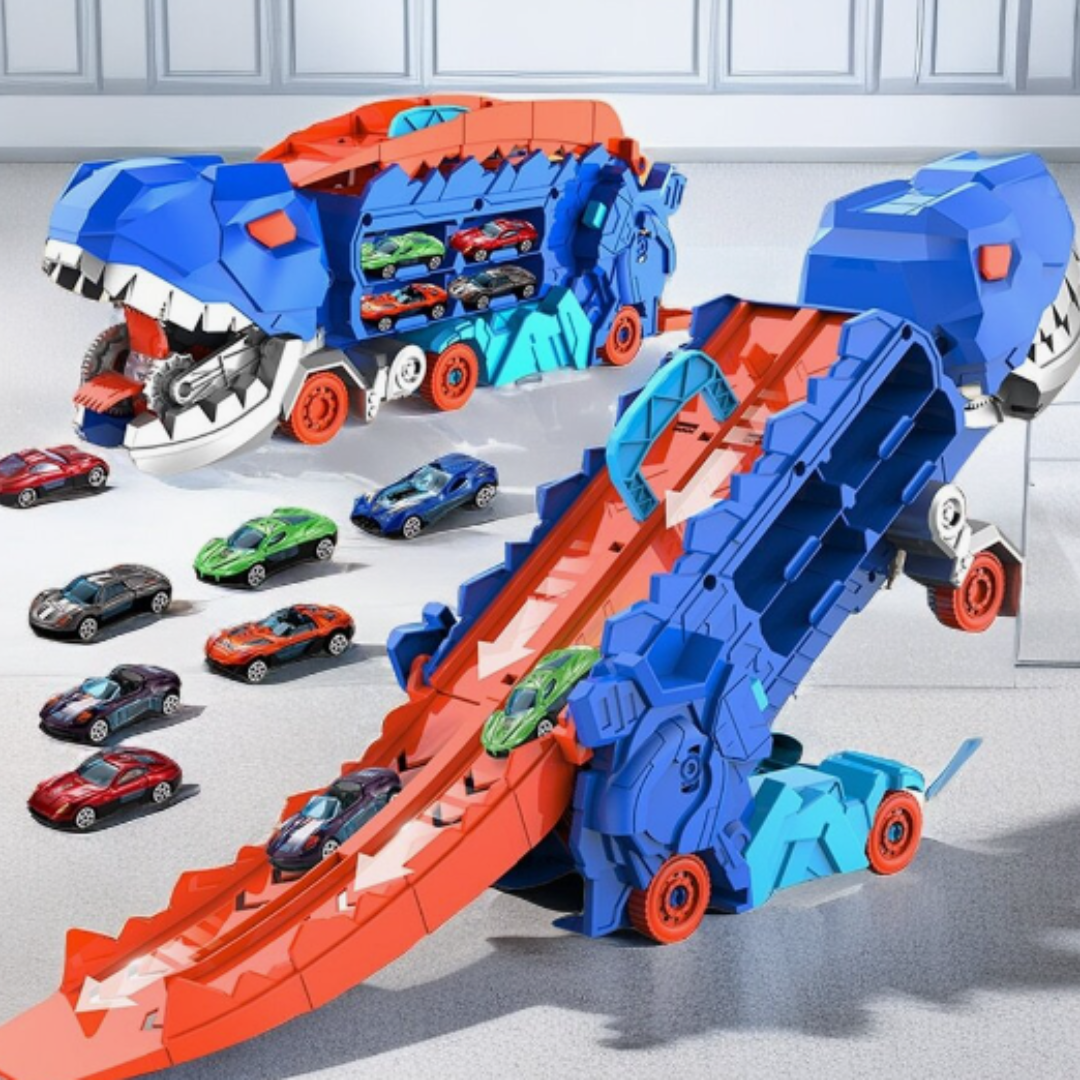 Jouet Camion Dinosaures Circuit de Vitesse