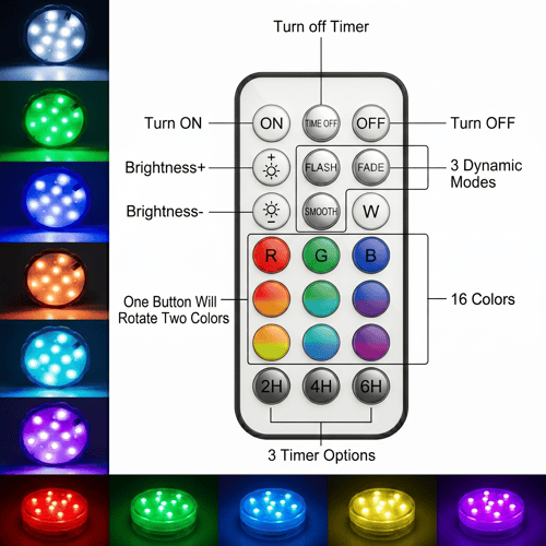 LumiWave - Illuminez Toute Zone avec un Éclairage LED Imperméable et Lumineux