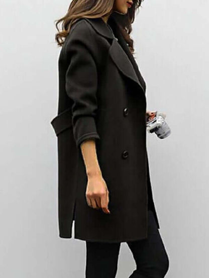 Manteau Élégant Femme – Vert militaire
