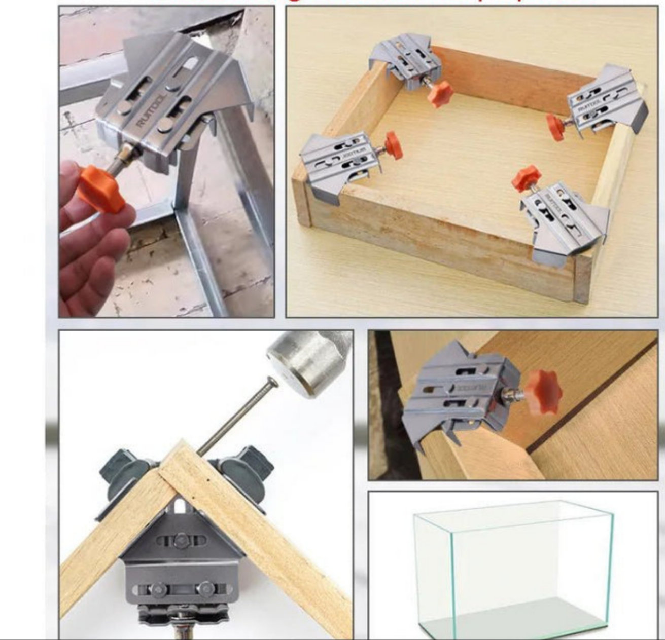 CoinClamps™ - Pinces d'Angle 90° en Acier Inoxydable