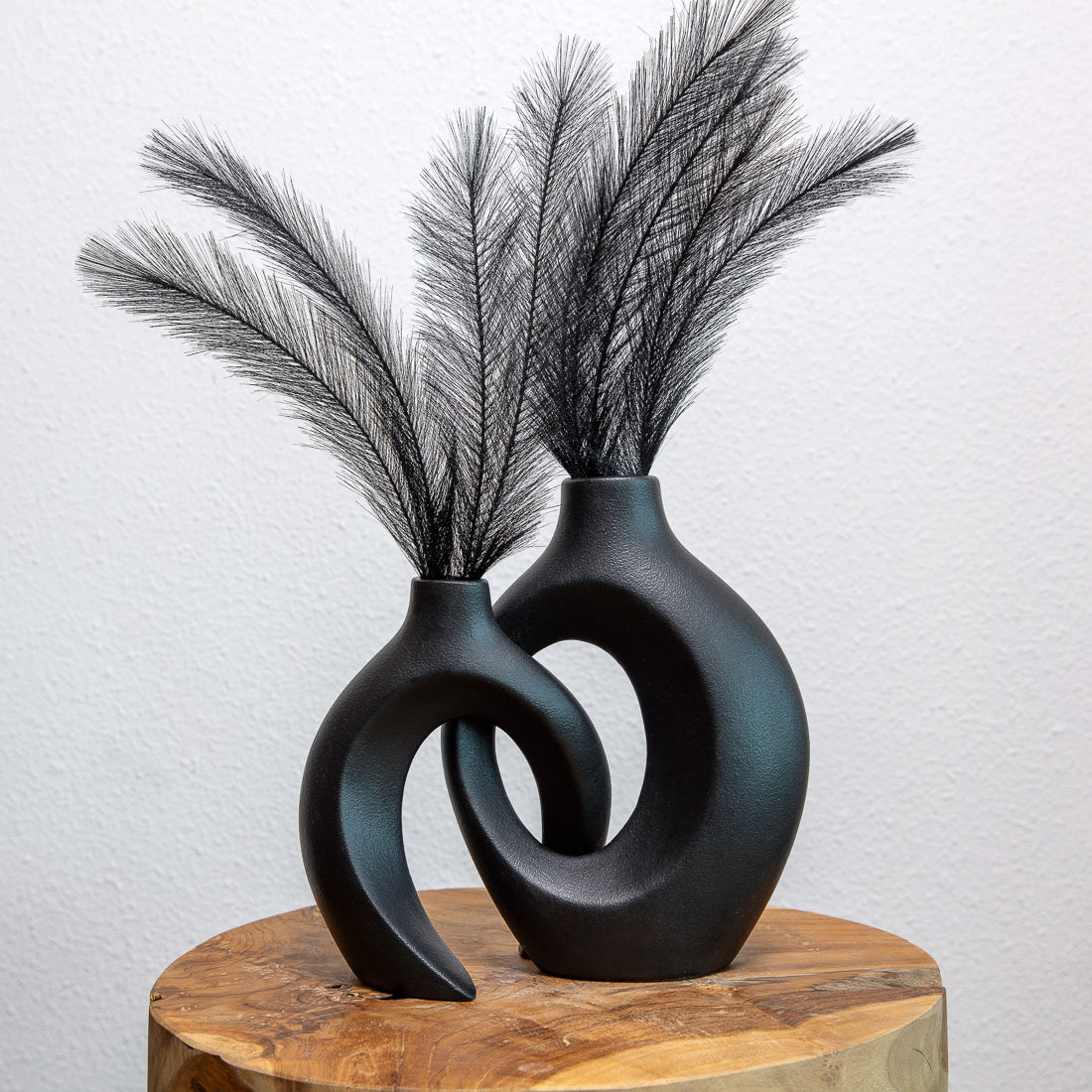 Floravault - Vase en Céramique Tissée pour Compositions Florales