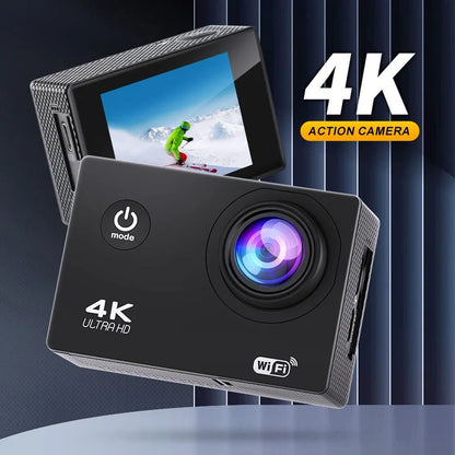 Caméra Sport 4K Ultra HD, étanche, WiFi