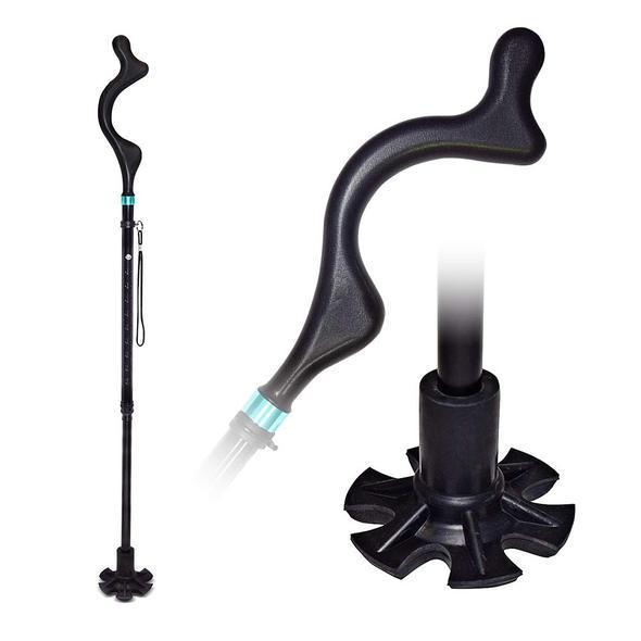 Canne de Marche Ergonomique Pliable Ultra Légère