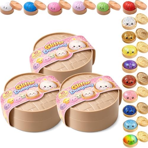 Jeeeun 2026 New Dumpling Squishy | Fun Surprise & Stress Relief for Busy Days, Random Colors (1 Packs)