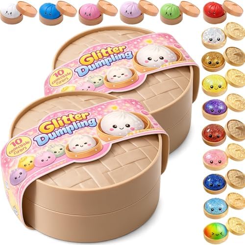Jeeeun 2026 New Dumpling Squishy | Fun Surprise & Stress Relief for Busy Days, Random Colors (1 Packs)