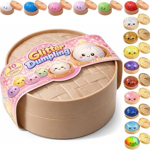 Jeeeun 2026 New Dumpling Squishy | Fun Surprise & Stress Relief for Busy Days, Random Colors (1 Packs)