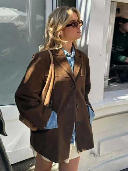 Veste Classique Marron