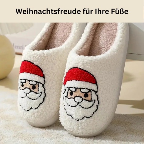 FluffSteps™ - Chaussons en peluche douillets pour un confort chaleureux en hiver