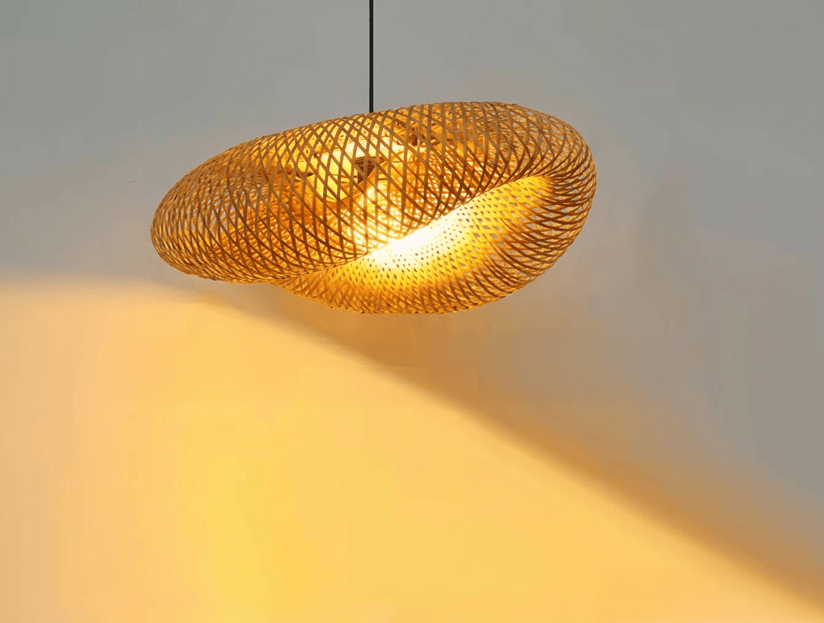 LumiBamboo - Créez Instantanément une Lueur Chaude et Naturelle pour Adoucir Votre Espace