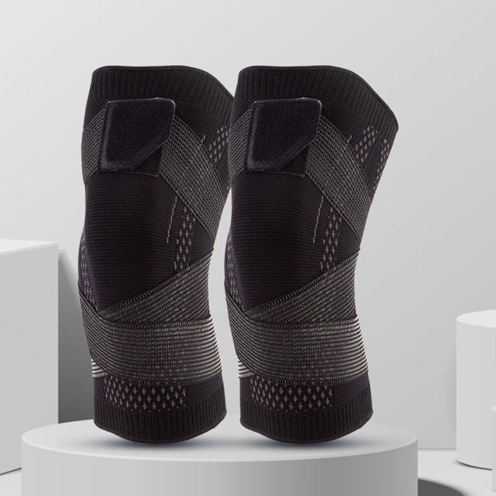 Housse Genouillère Sport Tissu 3D Soutien Actif Respirant