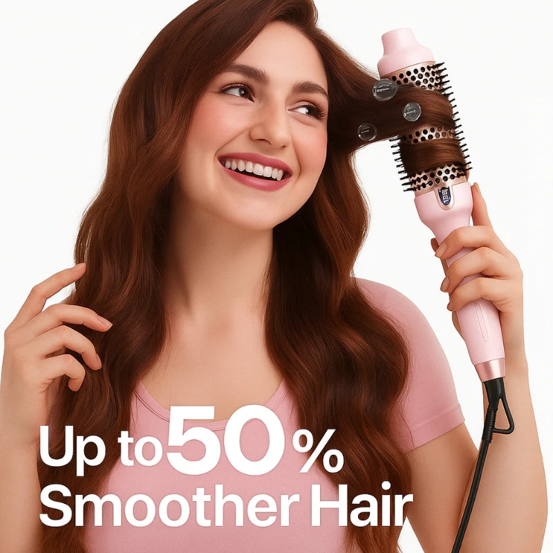 VoluGlow - Cheveux Pleins et Rebondissants Instantanés sans Frisottis ni Dommages