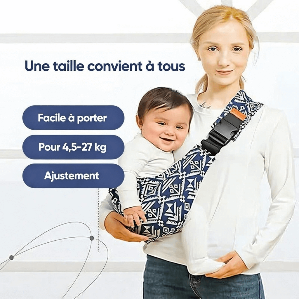 CuddleFlex - Portage Bébé Confortable et Sécurisé Sans Utilisation des Mains Simplifié