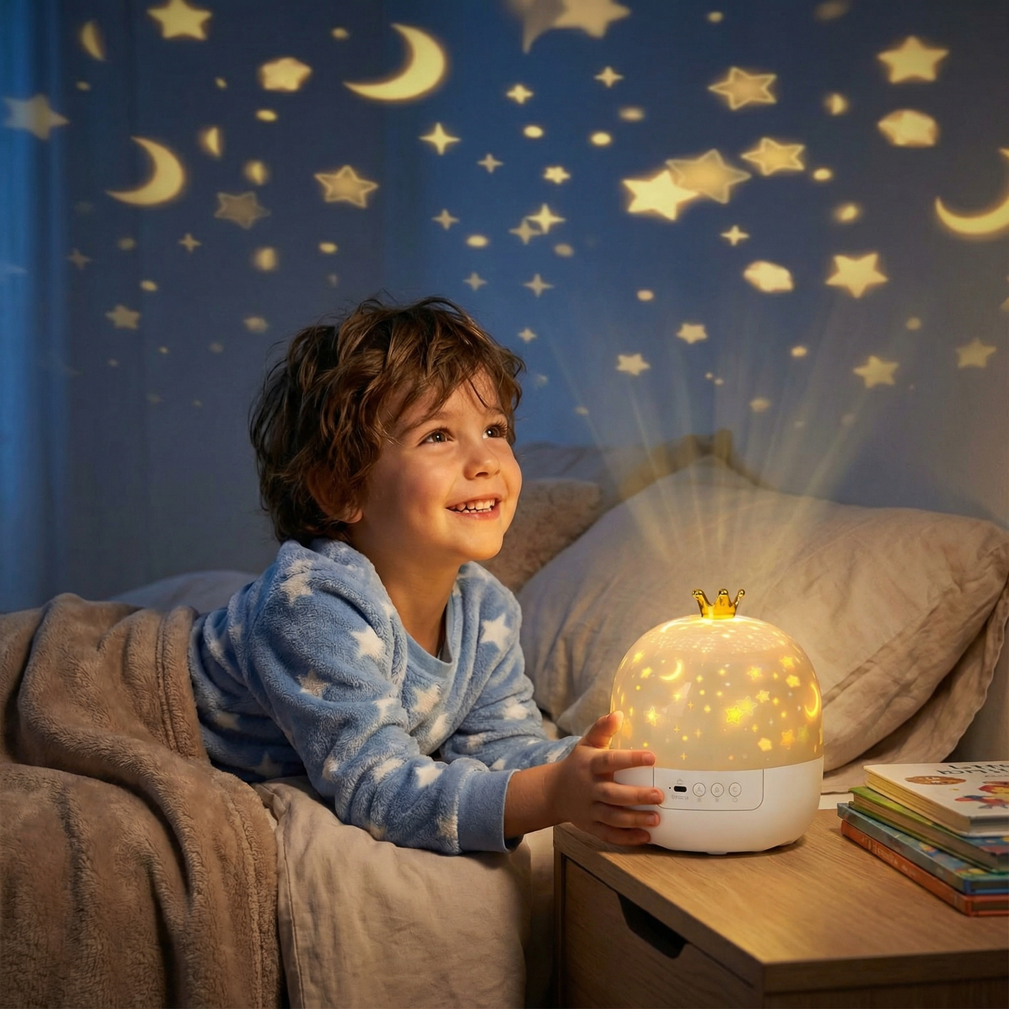 LumiNova - Projecteur de Ciel Étoilé LED Rotatif
