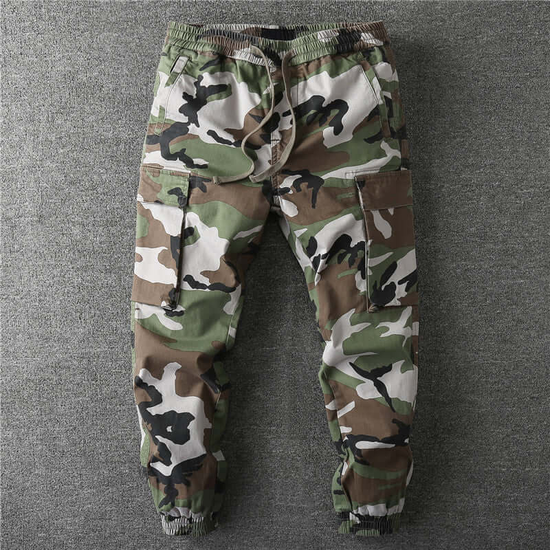 Pantalon Homme, multi-poches – Kaki