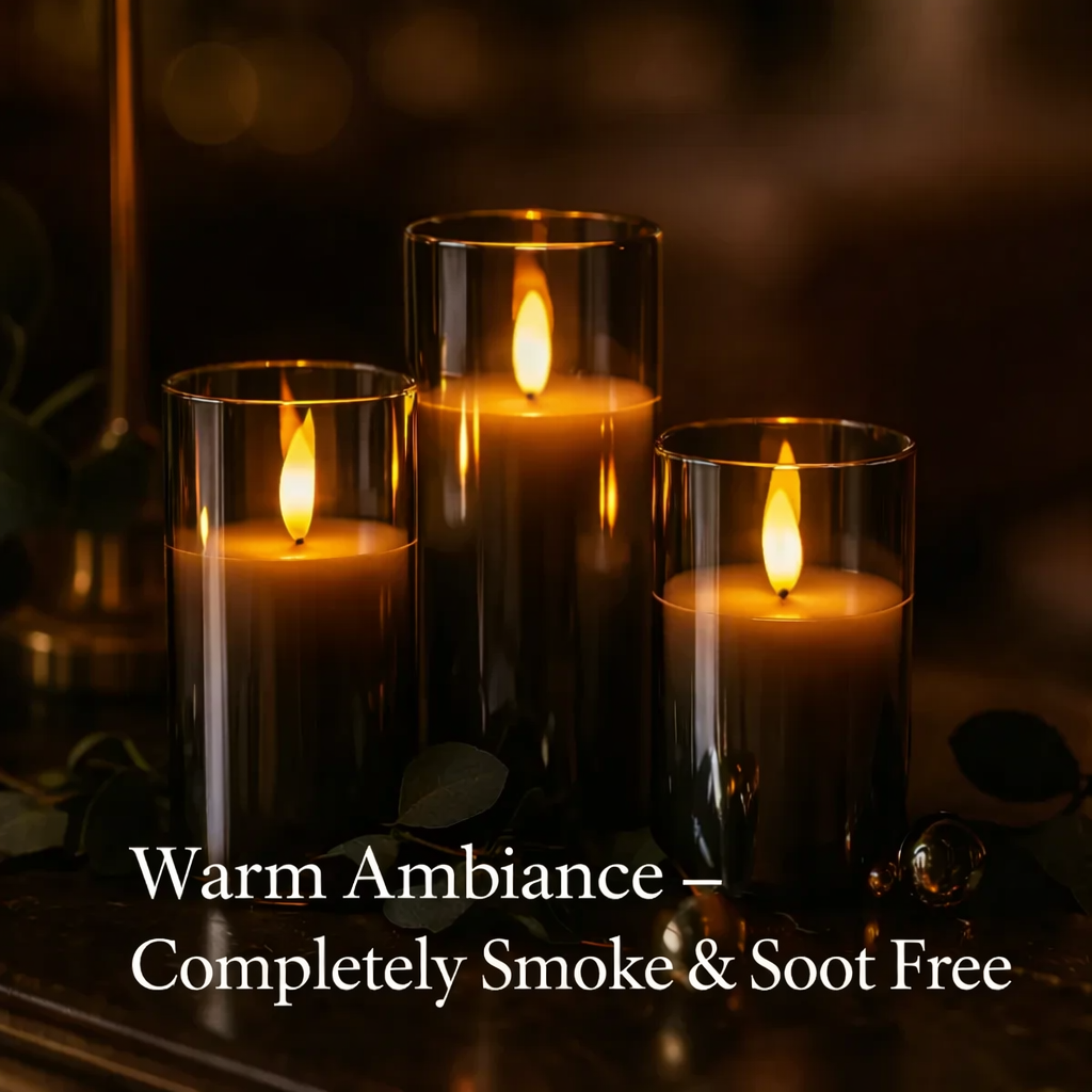LumiCandle™ - Bougies LED Sans Flamme Télécommandées Réalistes