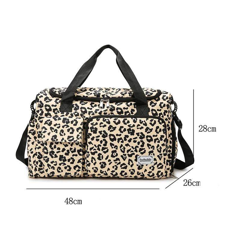 ANTARES - Sac de Voyage Léopard Femme