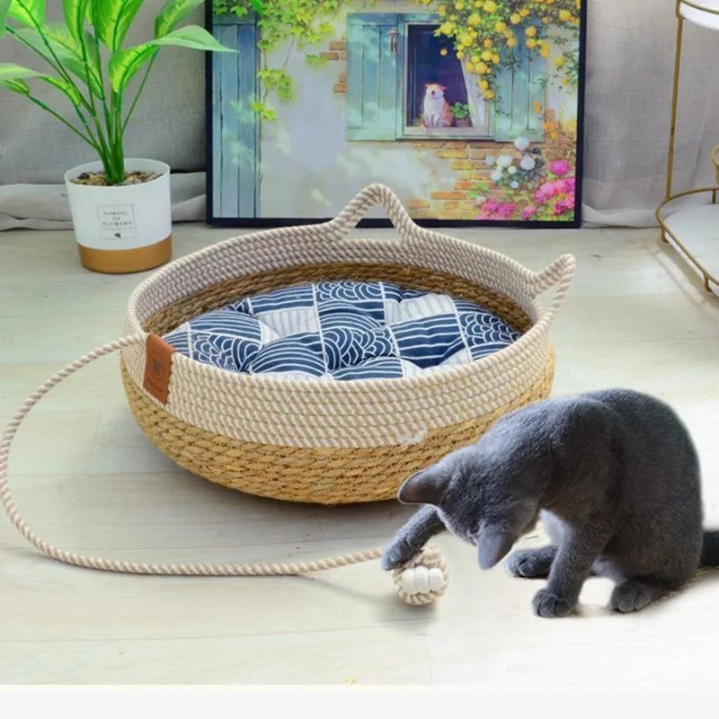 PurrNest - Nichoir Premium Confortable pour Chat Toutes Saisons