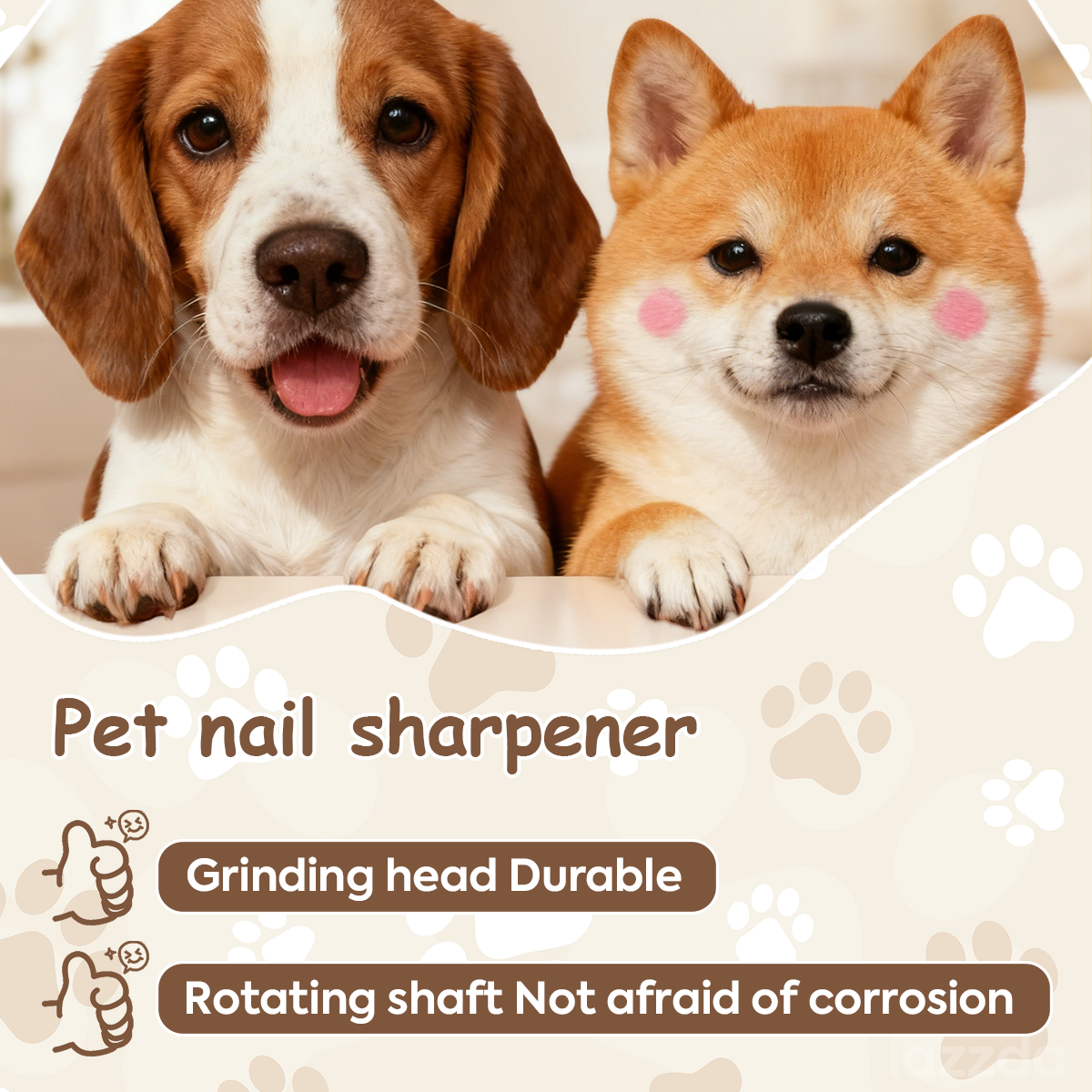 PawSoothe - Ponceuse à Ongles Silencieuse pour Animaux