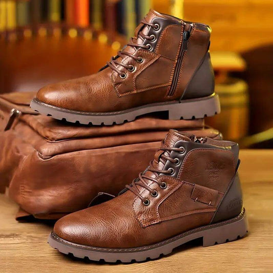 Robe Homme zippées bottines – coloris Marron