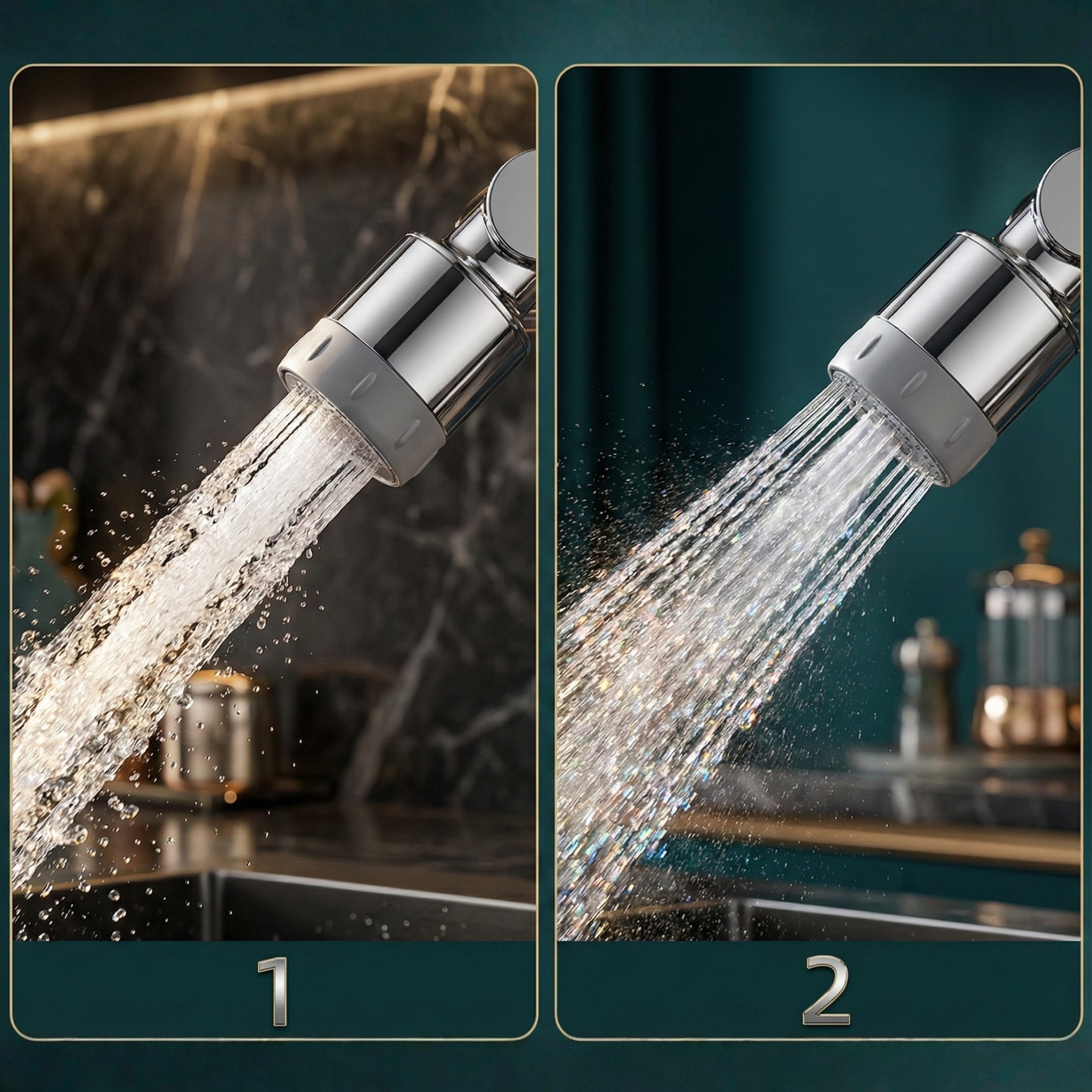 FlowMaster - Gérez l'eau de votre évier avec une rotation splash-free à 1080°
