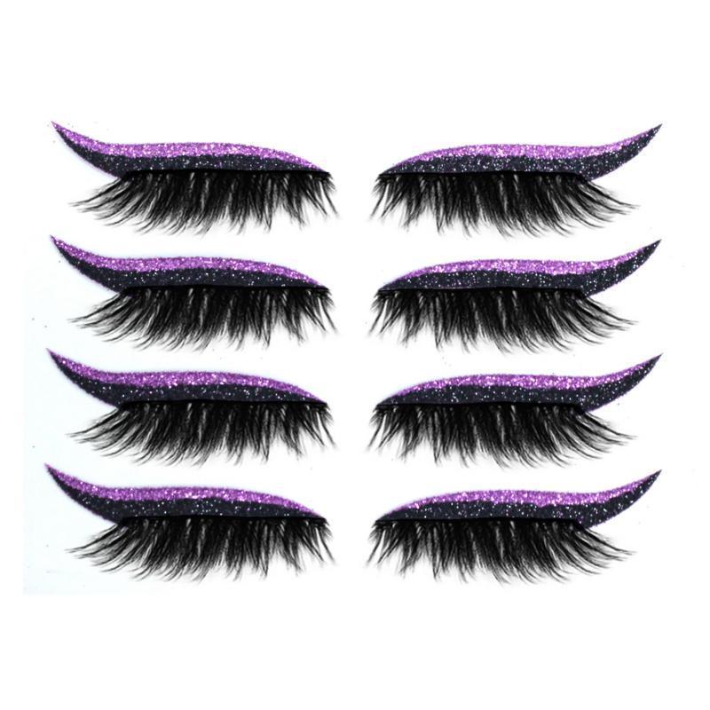 GlamEase - Autocollants Eyeliner Réutilisables Œil de Chat
