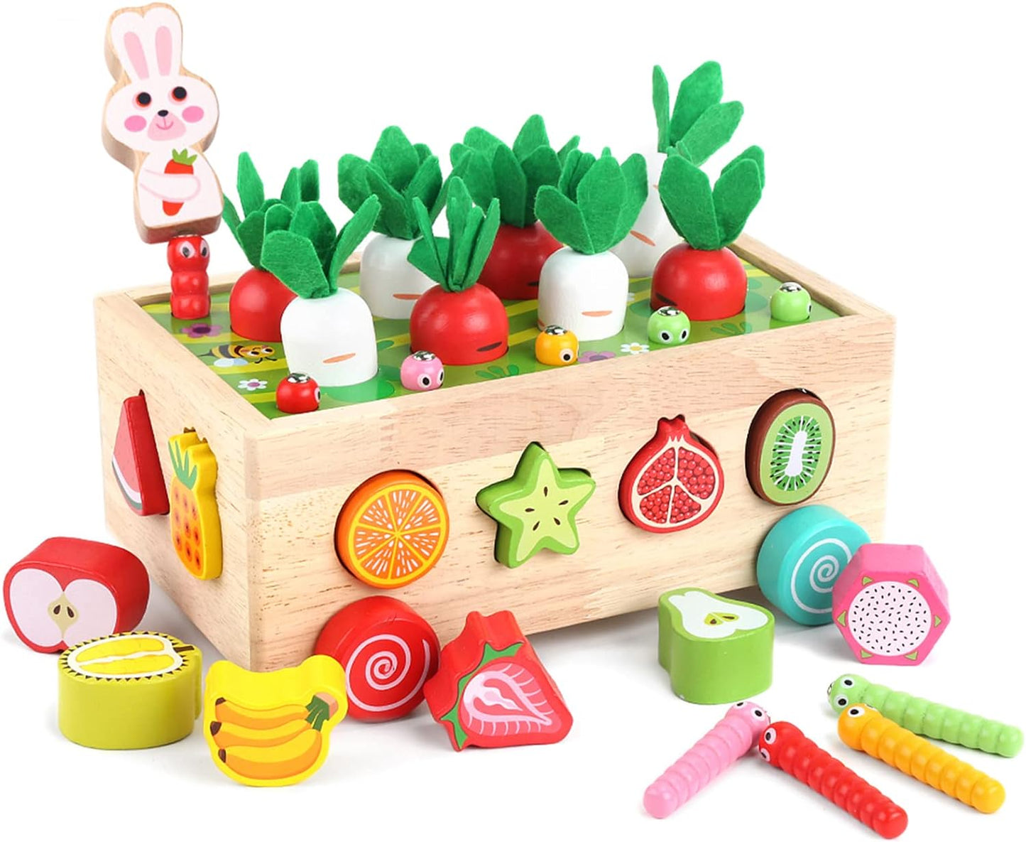 Jouets Éducatifs Bois pour Bébés | Jeux de Développement pour Enfants de 1 à 3 Ans