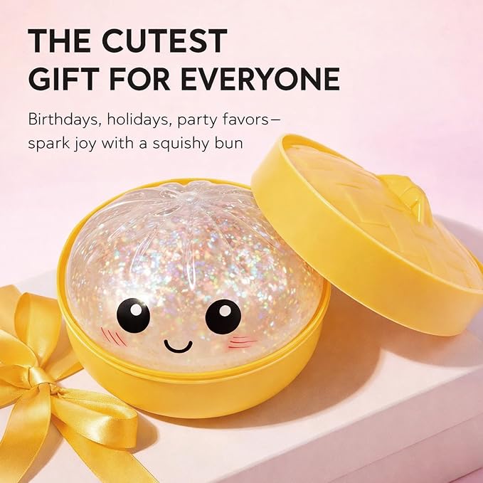 Jeeeun 2026 New Dumpling Squishy | Fun Surprise & Stress Relief for Busy Days, Random Colors (1 Packs)