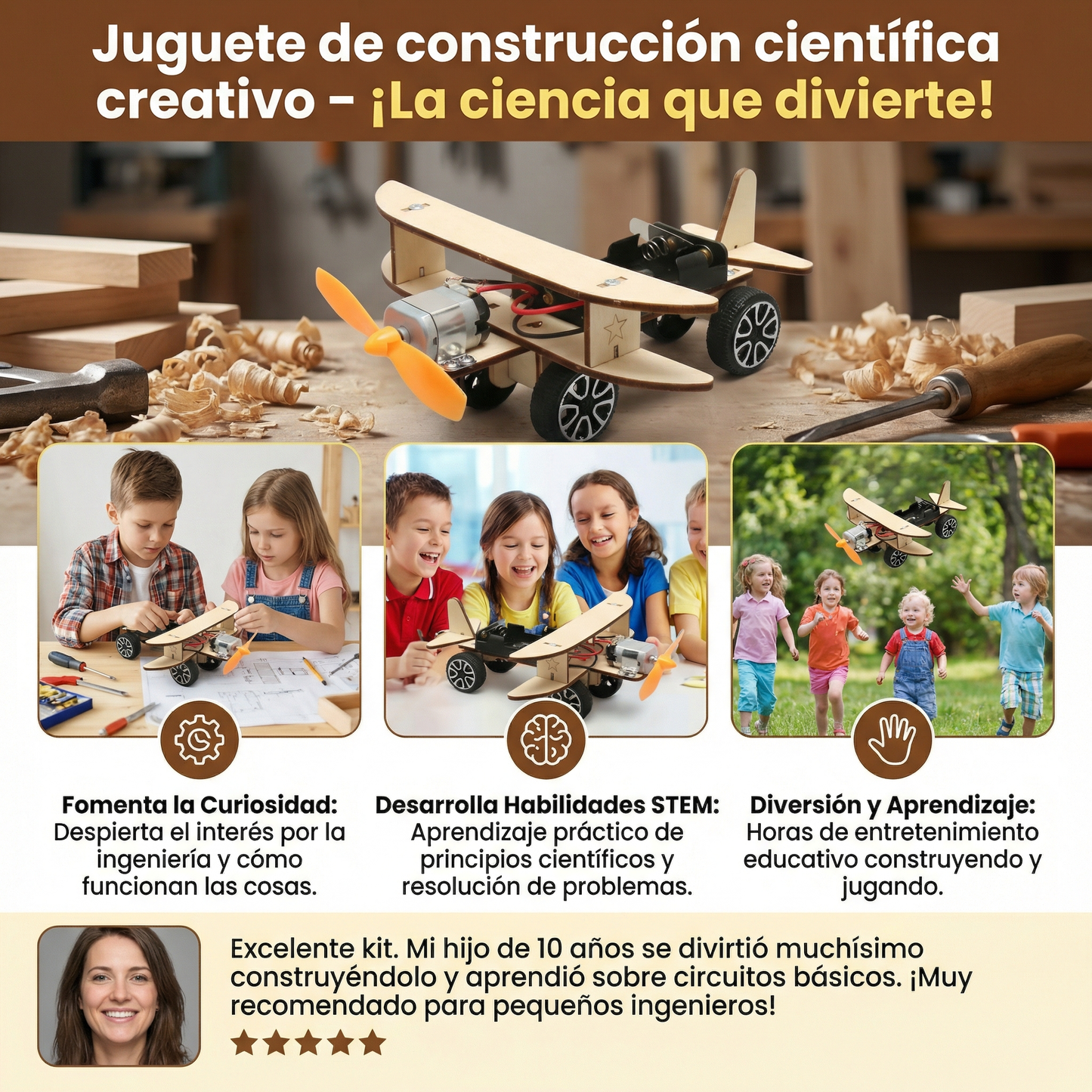 CurioLab - Kit Scientifique Interactif pour Enfants