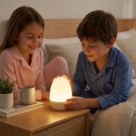 LumiNest - Veilleuse LED Silicone pour Sommeil Paisible